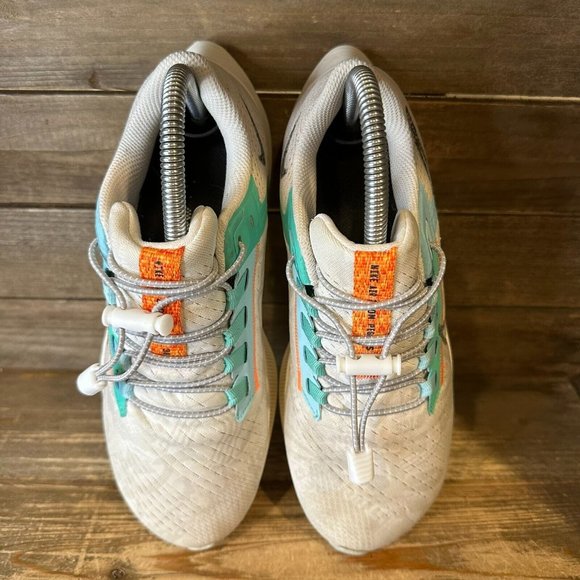 Womens‎ Nike Air Zoom Pegasus 38 Gray Athletic Running Sneakers Shoes Size 7 M - Picture 3 of 6